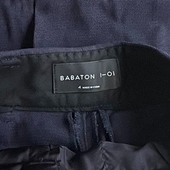 Aritzia 1-01 Babaton Boy Trouser Pant Indigo Ink Navy Blue Size4 New wit… - Picture 4 of 9